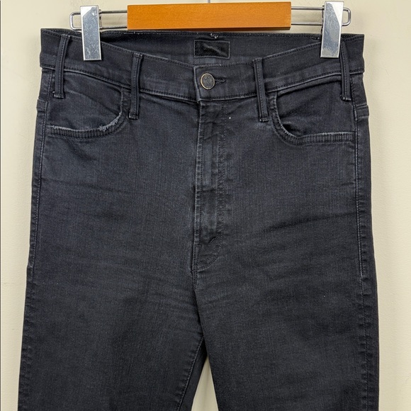 Mother the hustler ankle fray in not guilty black ankle jeans 25/26 - Picture 7 of 15